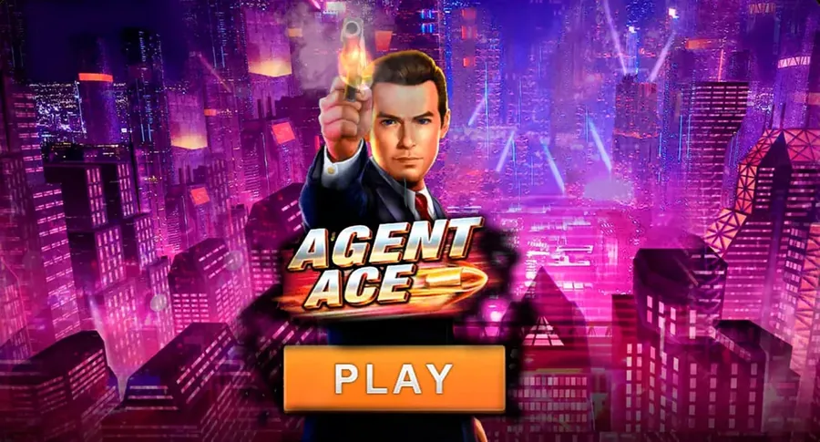 Agent Ace slot open in a mobile browser on an Android phone